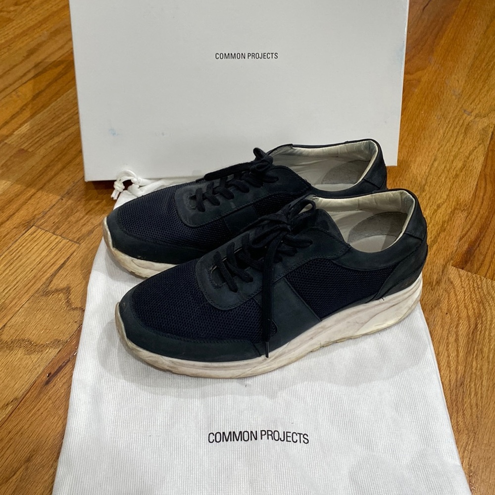 Common Projects | Track Suede & Mesh Runner Sneak… - image 1